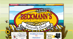 Desktop Screenshot of beckmannsbakery.com